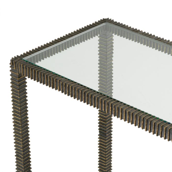 Console Table Bethesda bronze highlight finish