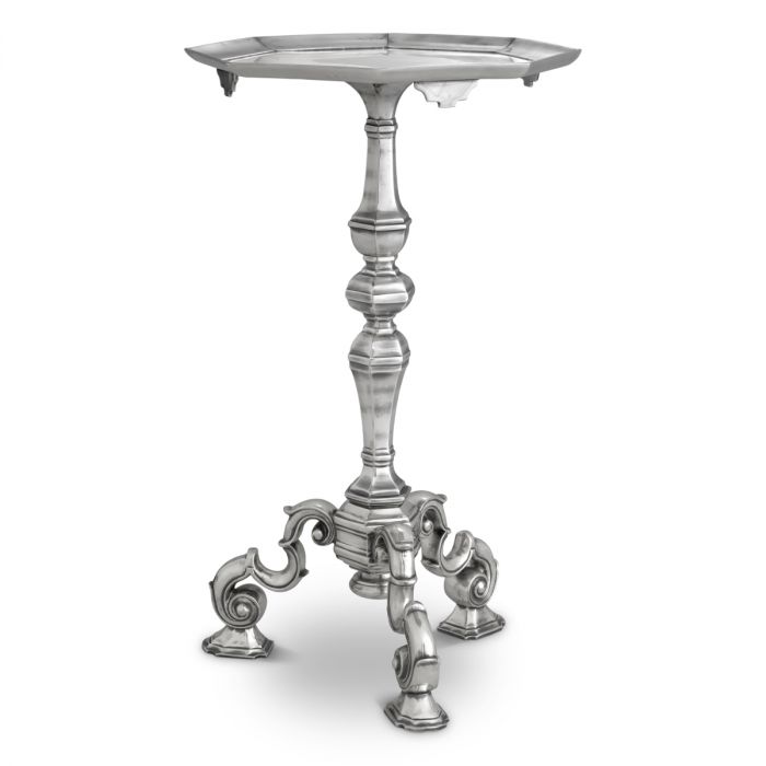 Side Table Verney antique silver plated
