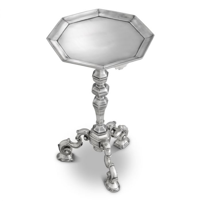 Side Table Verney antique silver plated
