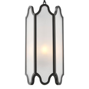 White Glass and Bronze Pendant Rockefeller | Eichholtzmh.com
