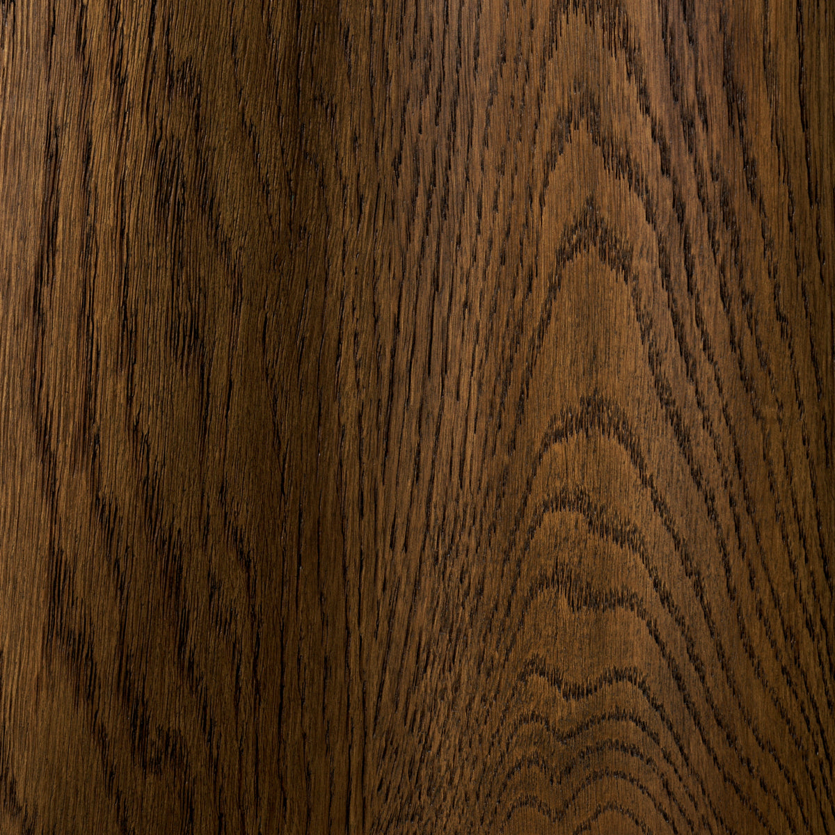 Dark Brown Oak Veneer Dining Table Papyrus