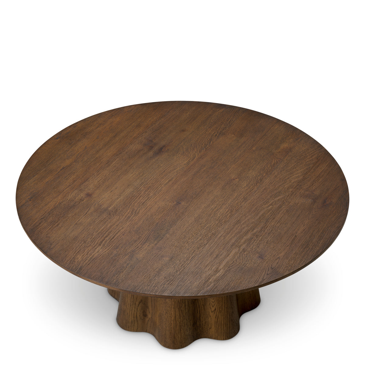Dark Brown Oak Veneer Coffee Table Papyrus
