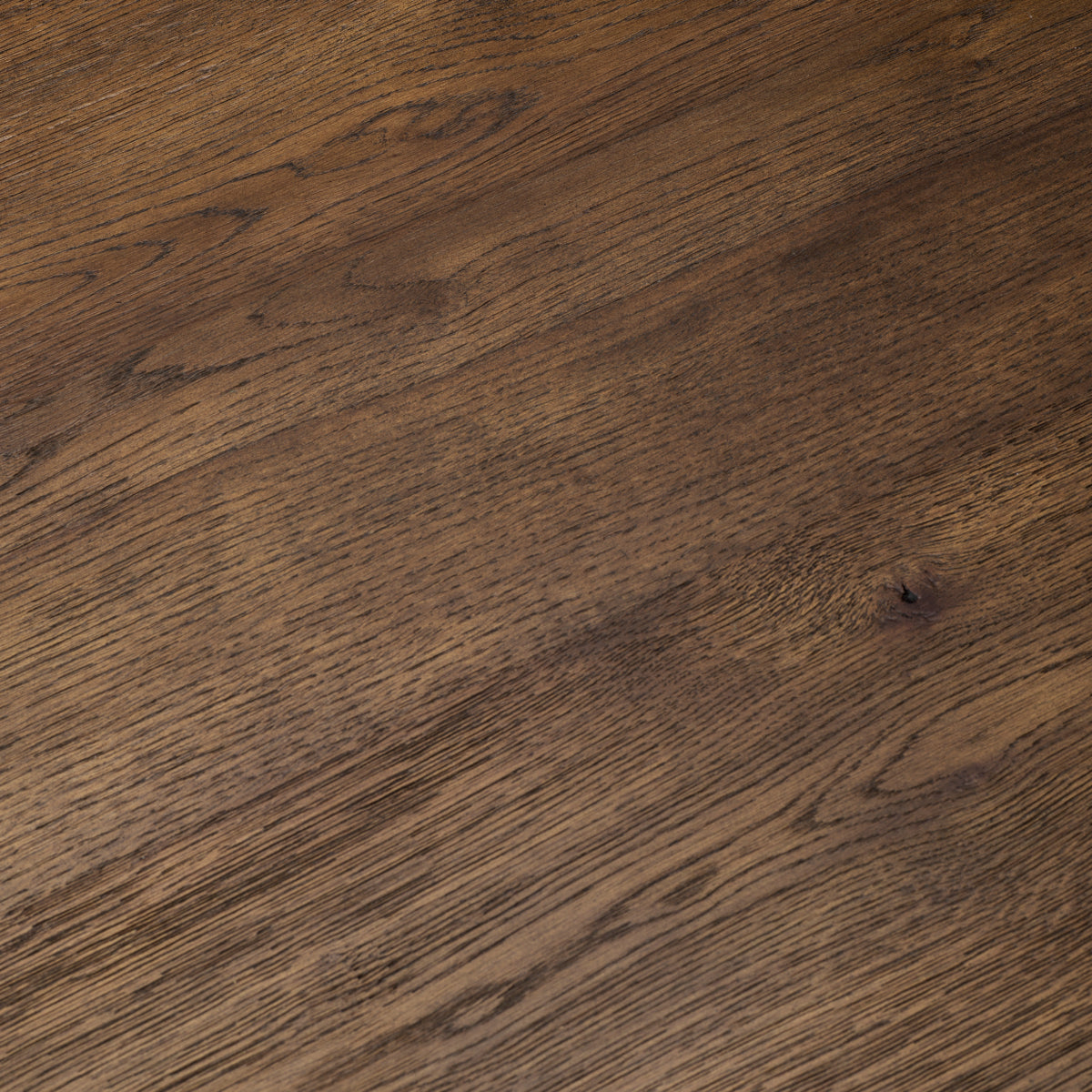 Dark Brown Oak Veneer Side Table Papyrus