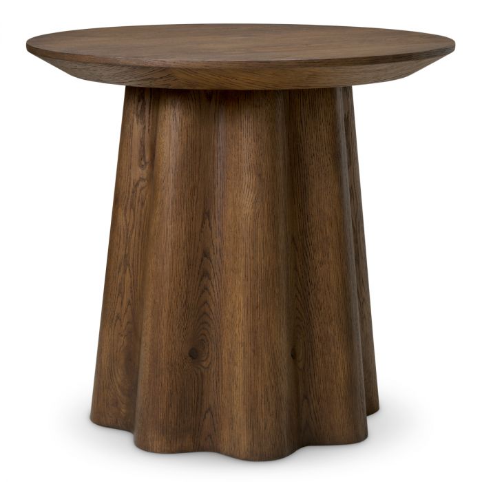 Side Table Papyrus dark brown oak veneer