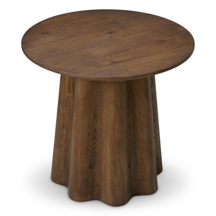 Side Table Papyrus dark brown oak veneer