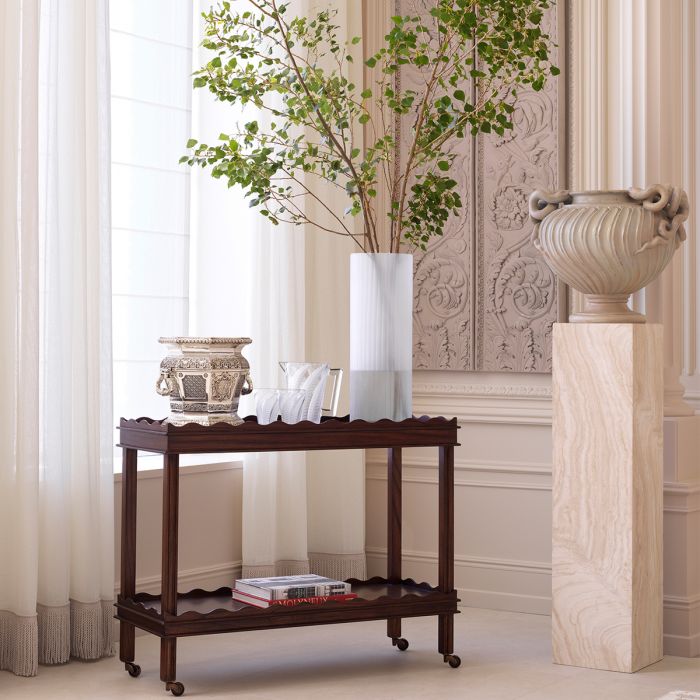 Trolley Harrold classic brown finish