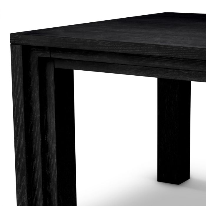 Dining Table Metropolitan black open grain veneer