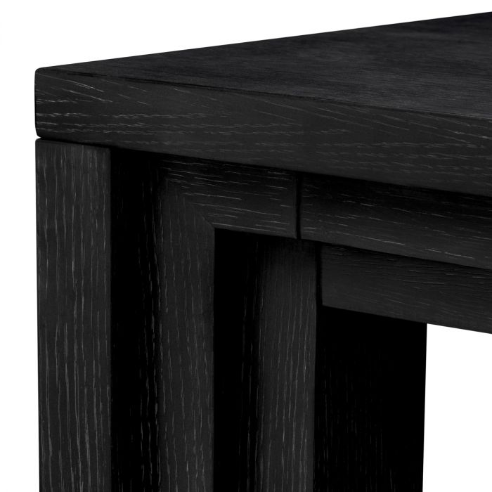 Dining Table Metropolitan black open grain veneer