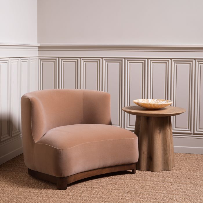 Side Table Papyrus warm oak veneer