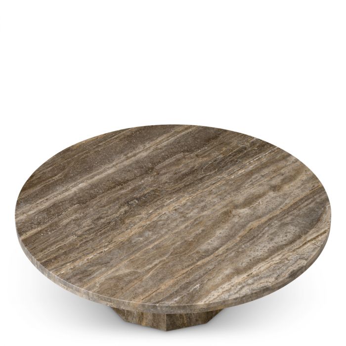 Coffee Table Florence silver travertine