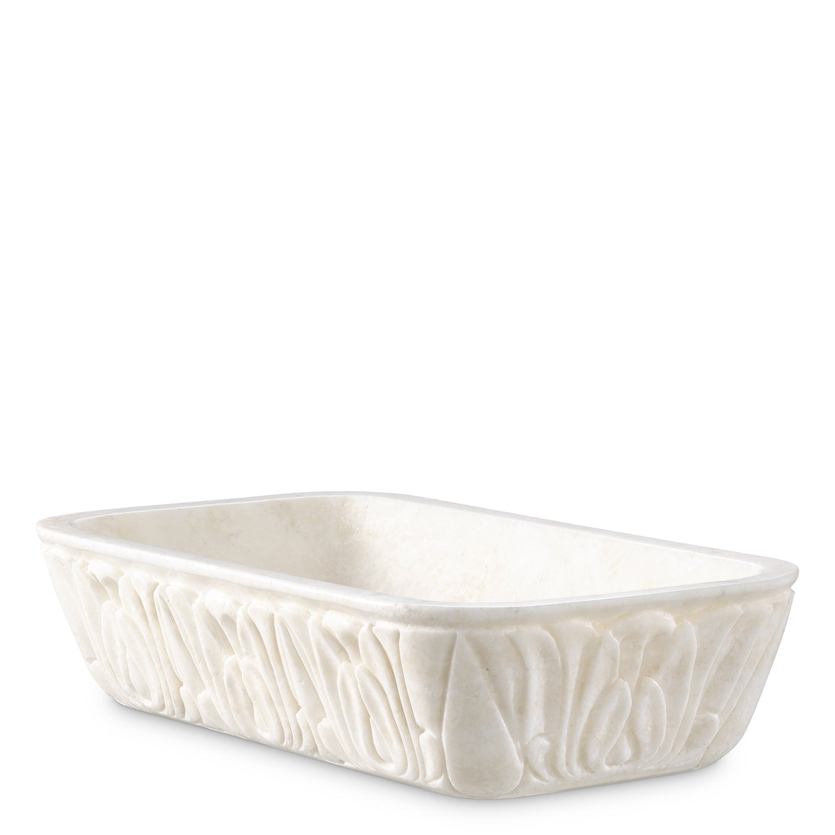 White Marble Bowl Petal | Eichholtzmh.com