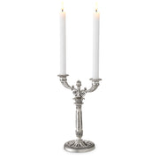 Silver 2-Stem Candle Holder Whitney | Eichholtzmh.com