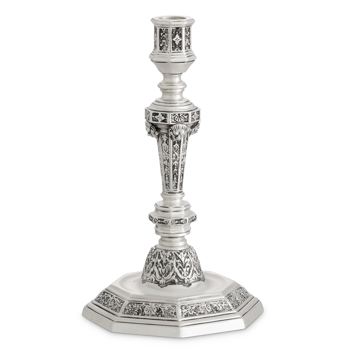 Antique Silver Candle Holder Delavigne | Eichholtzmh.com