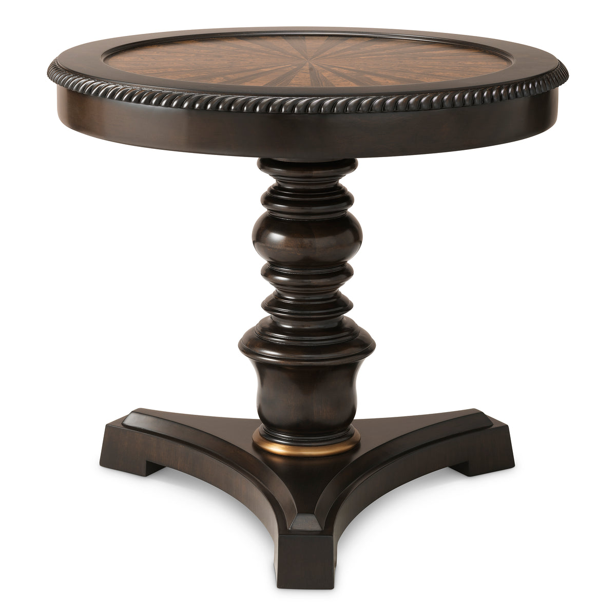 Wooden Pedestal Side Table Edgar | Eichholtzmh.com