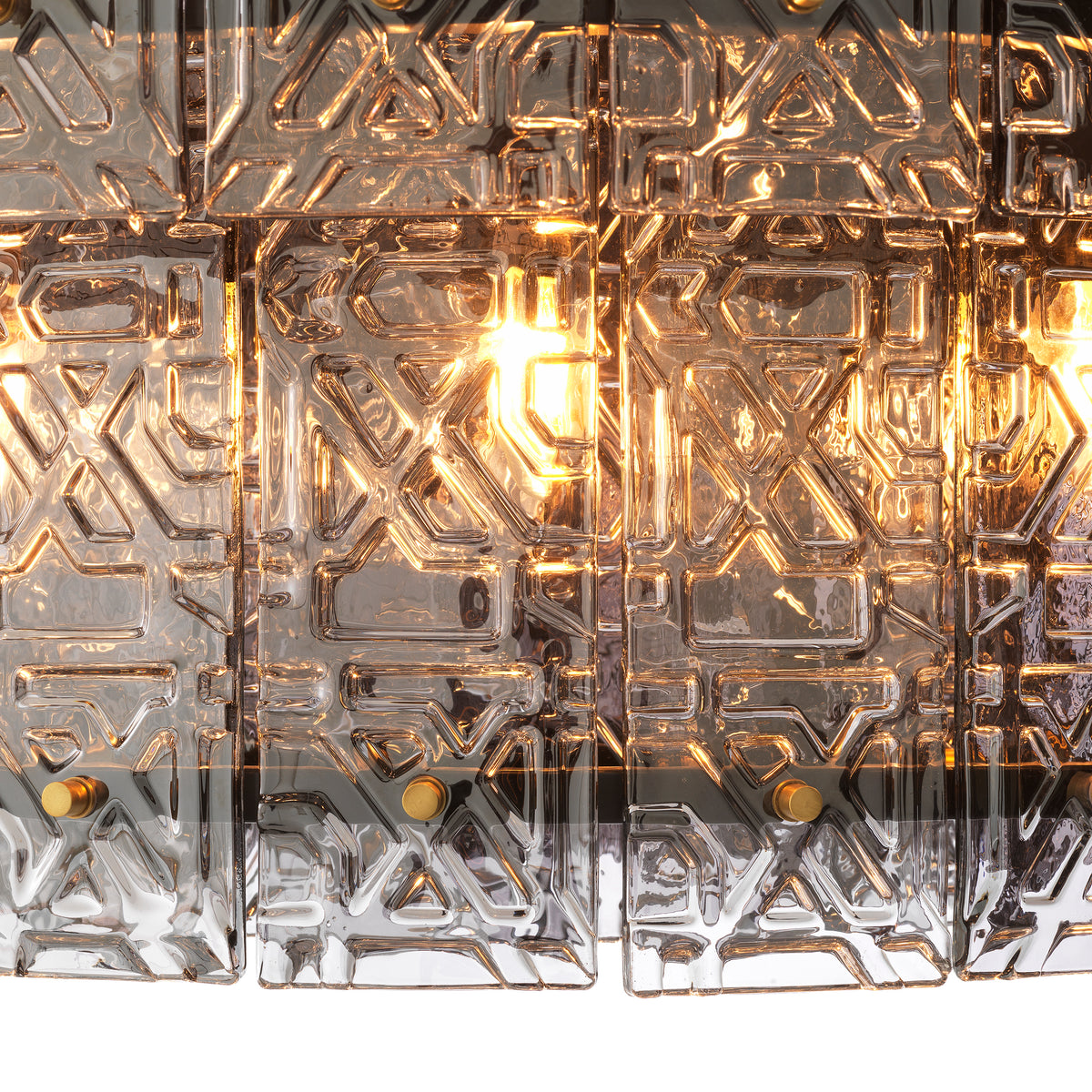 2-Tiered Glass Panel Chandelier Georgette | Eichholtzmh.com