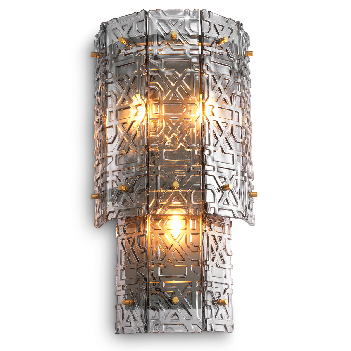 2-Tiered Glass Wall lamp Georgette | Eichholtzmh.com