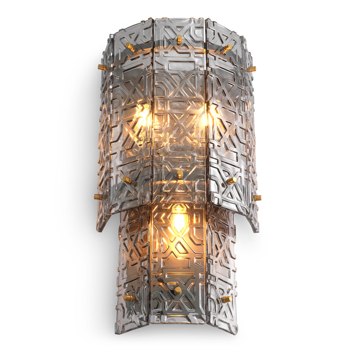 2-Tiered Glass Wall lamp Georgette | Eichholtzmh.com