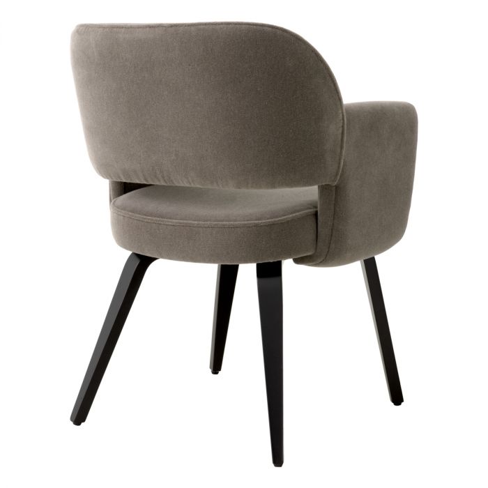 Dining chair Park Johnston Mohair brown
