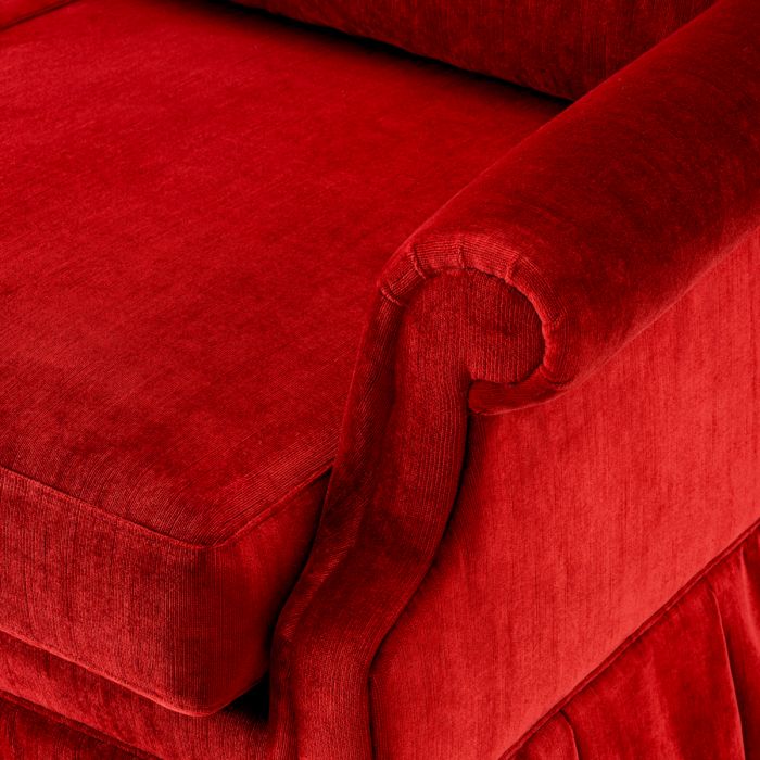 Sofa Verplanck wrey velvet red