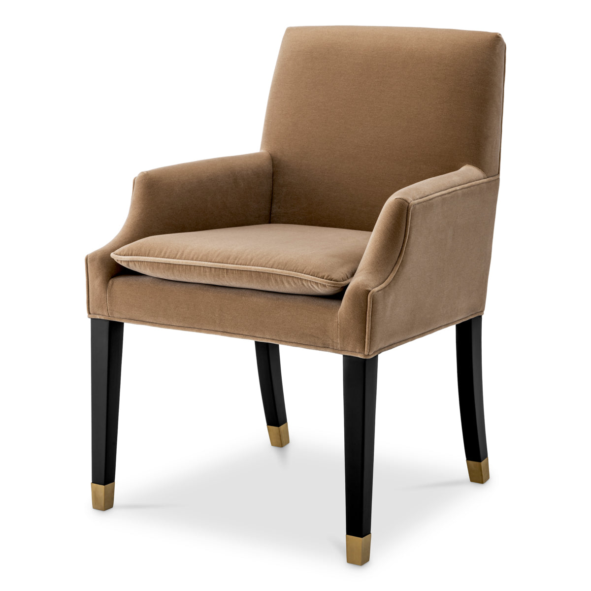 Brown Wool Dining Chair Clayton | Eichholtzmh.com 