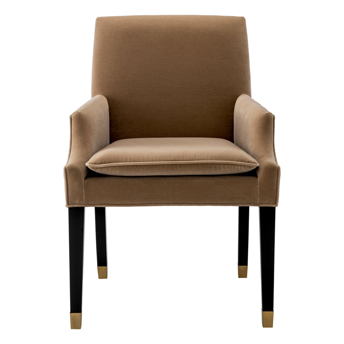 Brown Wool Dining Chair Clayton | Eichholtzmh.com 