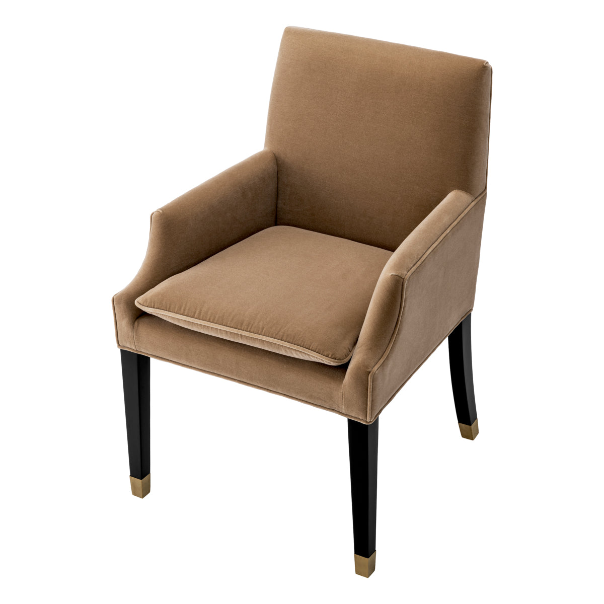 Brown Wool Dining Chair Clayton | Eichholtzmh.com 