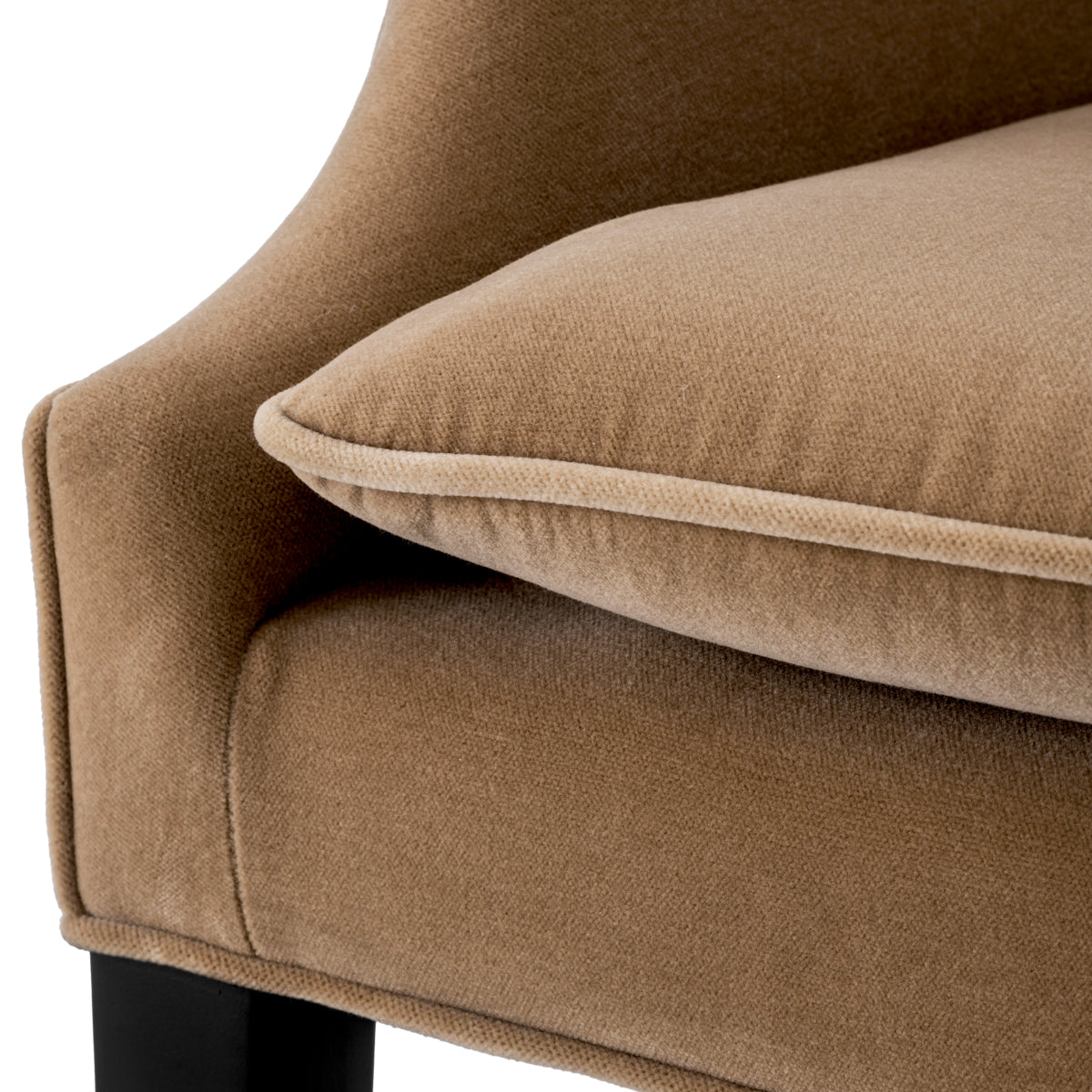 Brown Wool Dining Chair Clayton | Eichholtzmh.com 