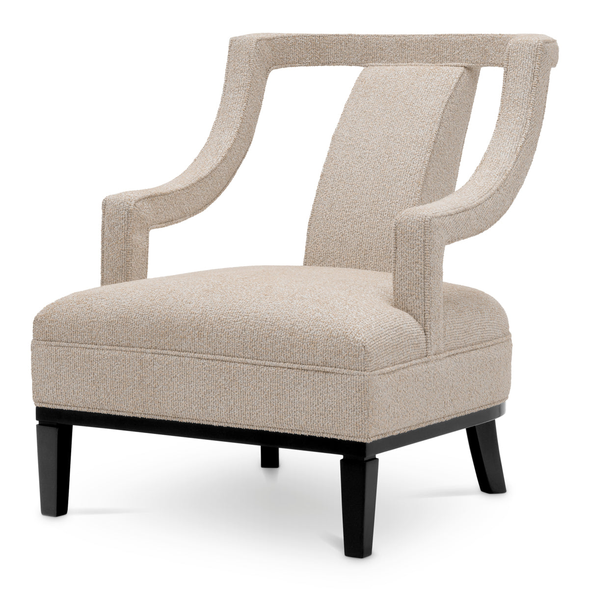 Beige Upholstered Accent Armchair Roumier | Eichholtzmh.com