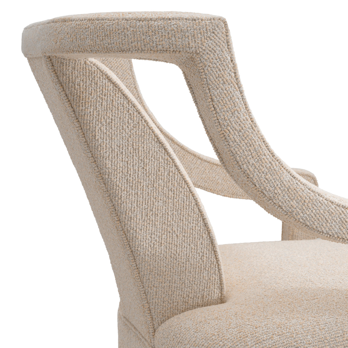 Beige Upholstered Accent Armchair Roumier | Eichholtzmh.com