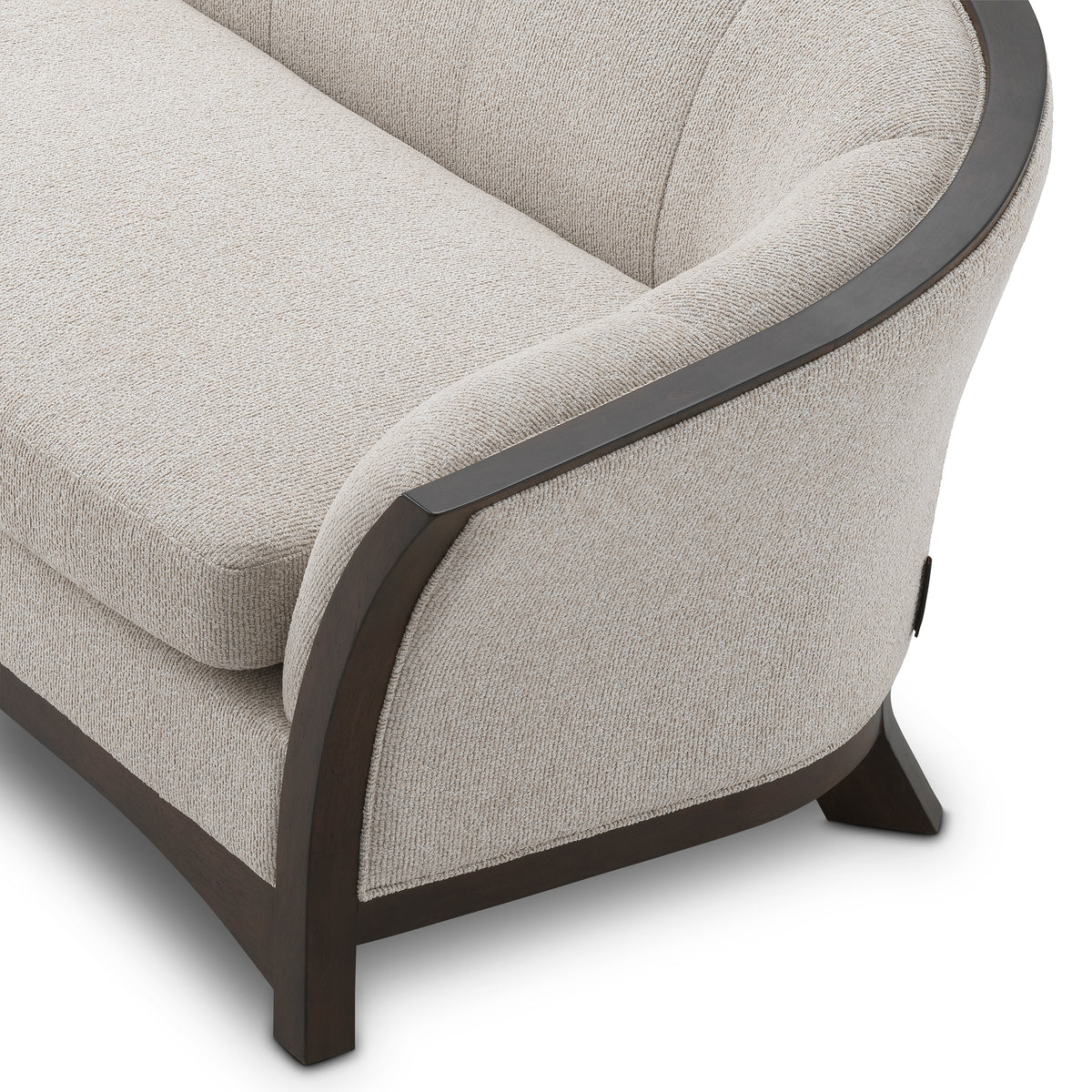 Wooden Framed Beige Sofa Bleecker | Eichholtzmh.com