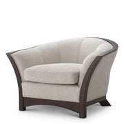 Wooden Framed Beige Lounge Chair Bleecker | Eichholtzmh.com