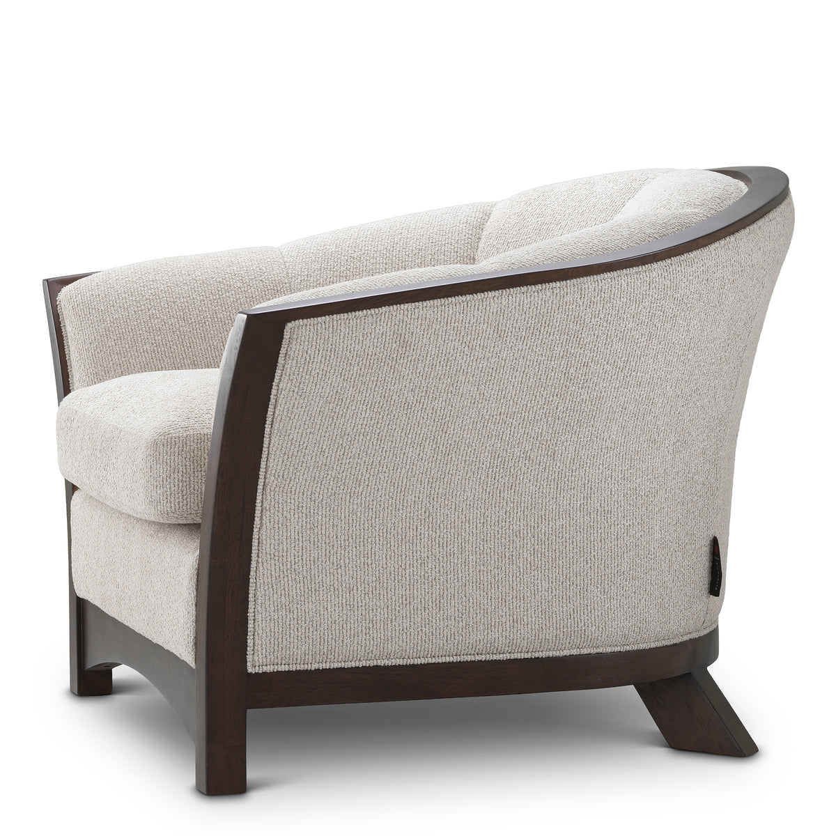 Wooden Framed Beige Lounge Chair Bleecker | Eichholtzmh.com