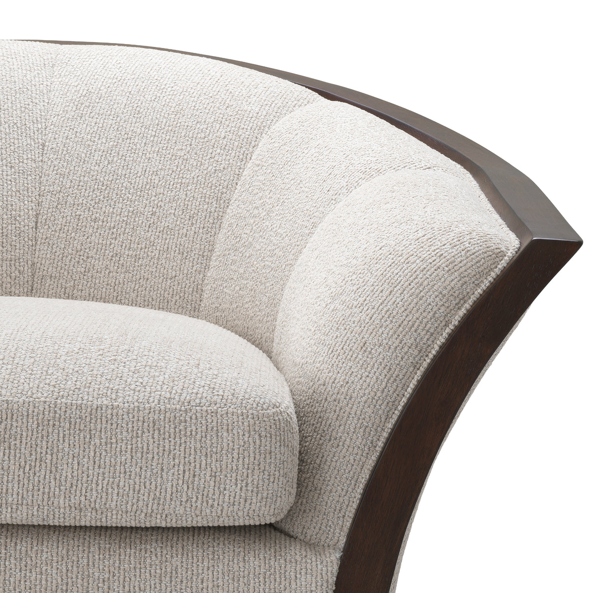 Wooden Framed Beige Lounge Chair Bleecker | Eichholtzmh.com