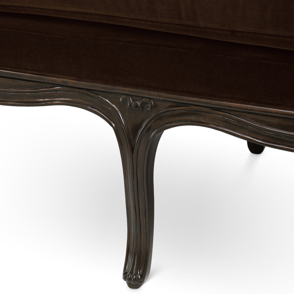 Brown Velvet Bench Hampshire | Eichholtzmh.com