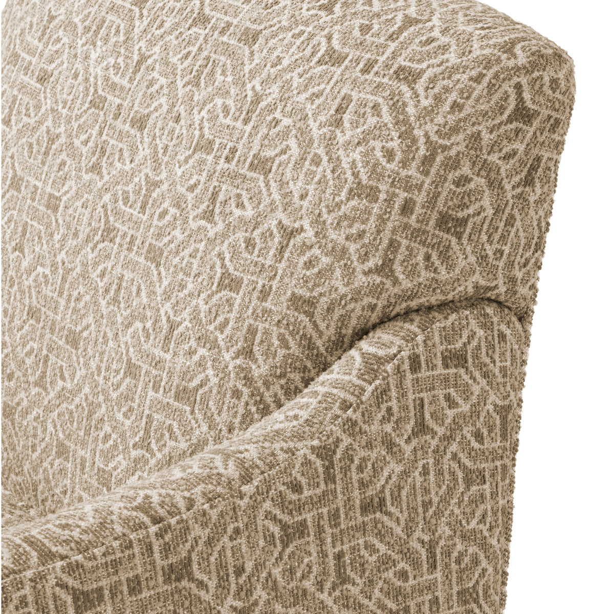 Beige Jacquard Swivel Chair Madison | Eichholtzmh.com