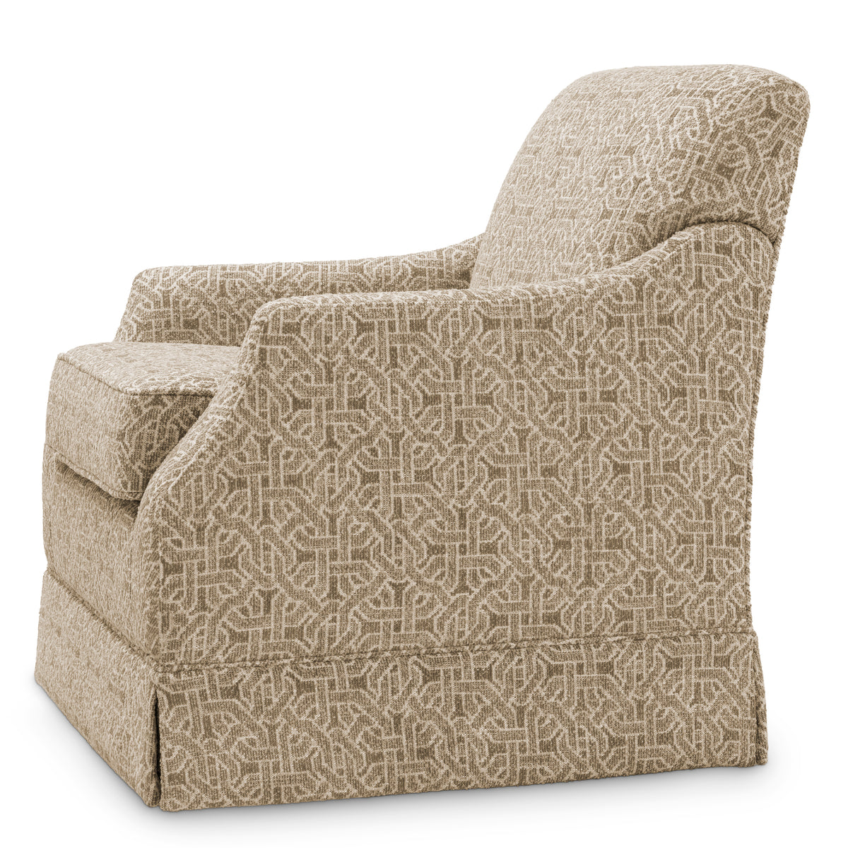 Beige Jacquard Swivel Chair Madison | Eichholtzmh.com