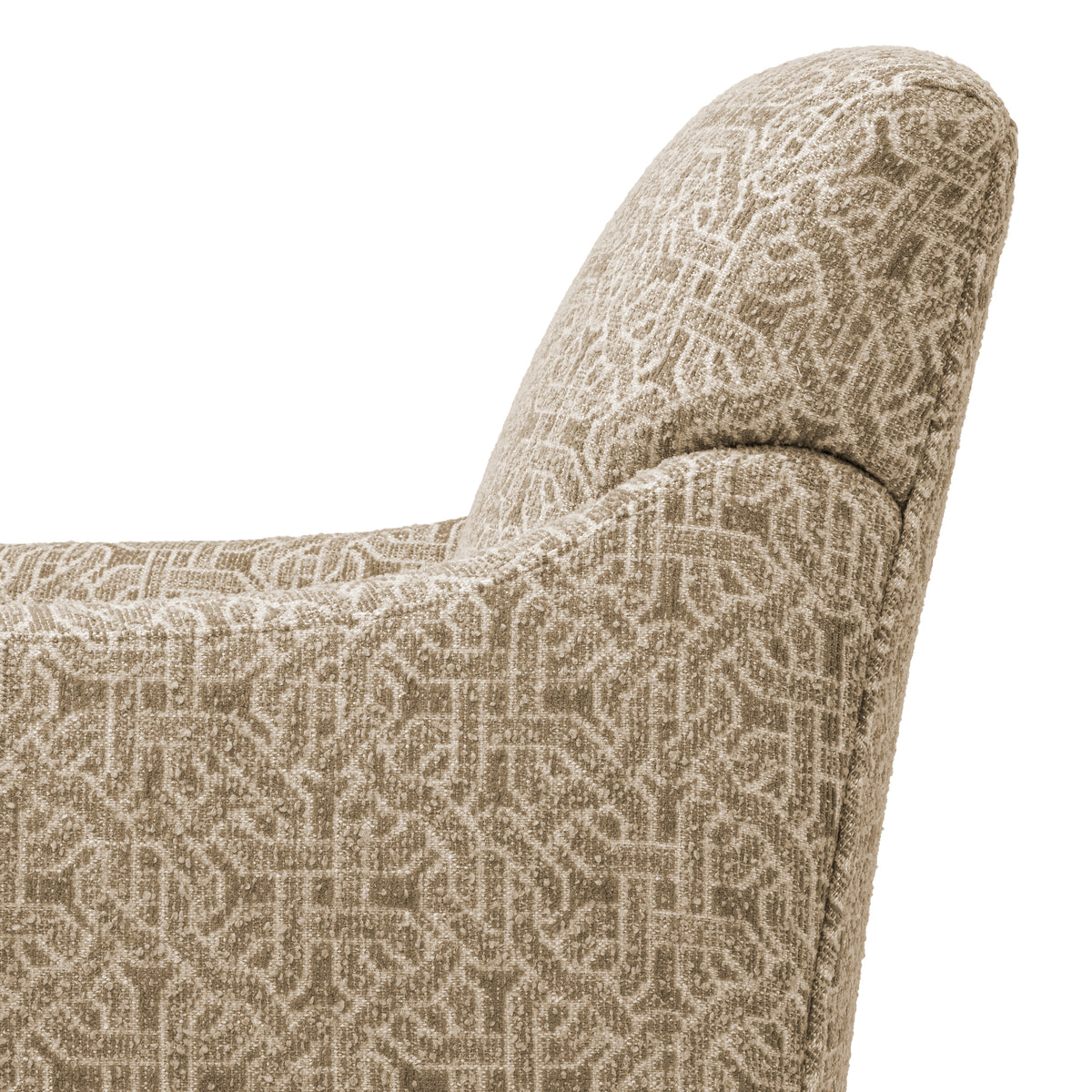 Beige Jacquard Swivel Chair Madison | Eichholtzmh.com