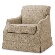 Beige Jacquard Swivel Chair Madison | Eichholtzmh.com