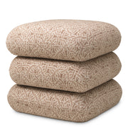 Beige Jacquard Swivel Stool Greenwich | Eichholtzmh.com