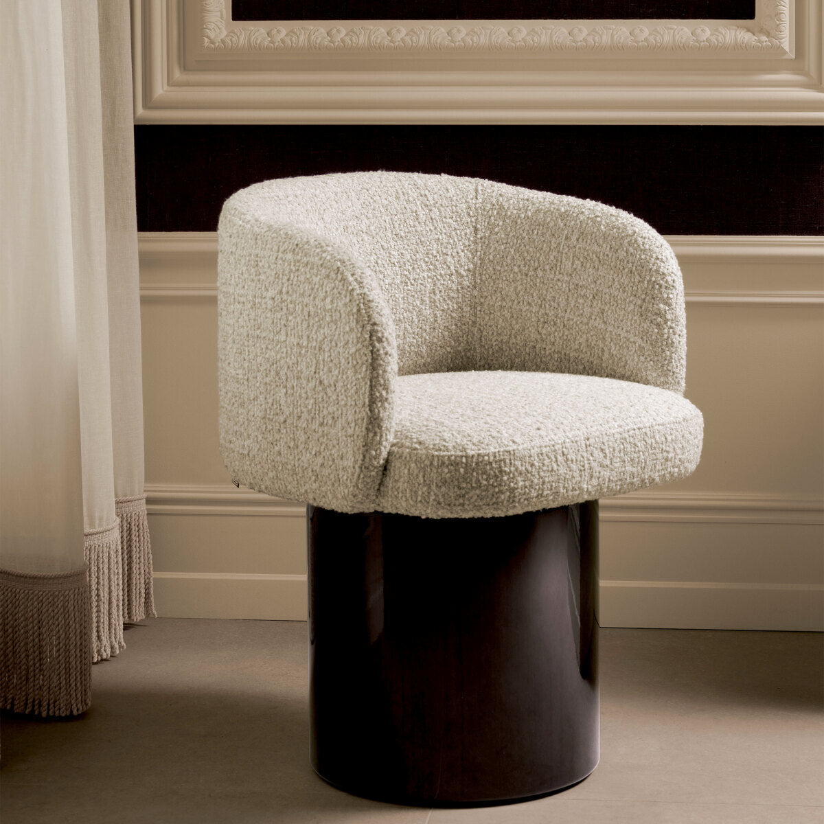 Beige Chenille Dining Chair Marly | Eichholtzmh.com