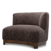 Black Bouclé Lounge Chair Stelvio | Eichholtzmh.com