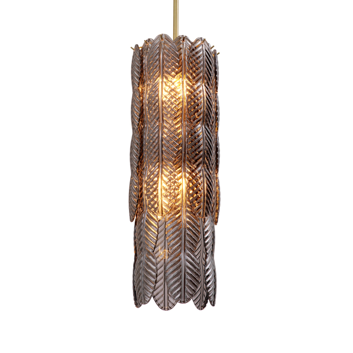 Smoke Glass Palm Chandelier Sahure | Eichholtzmh.com