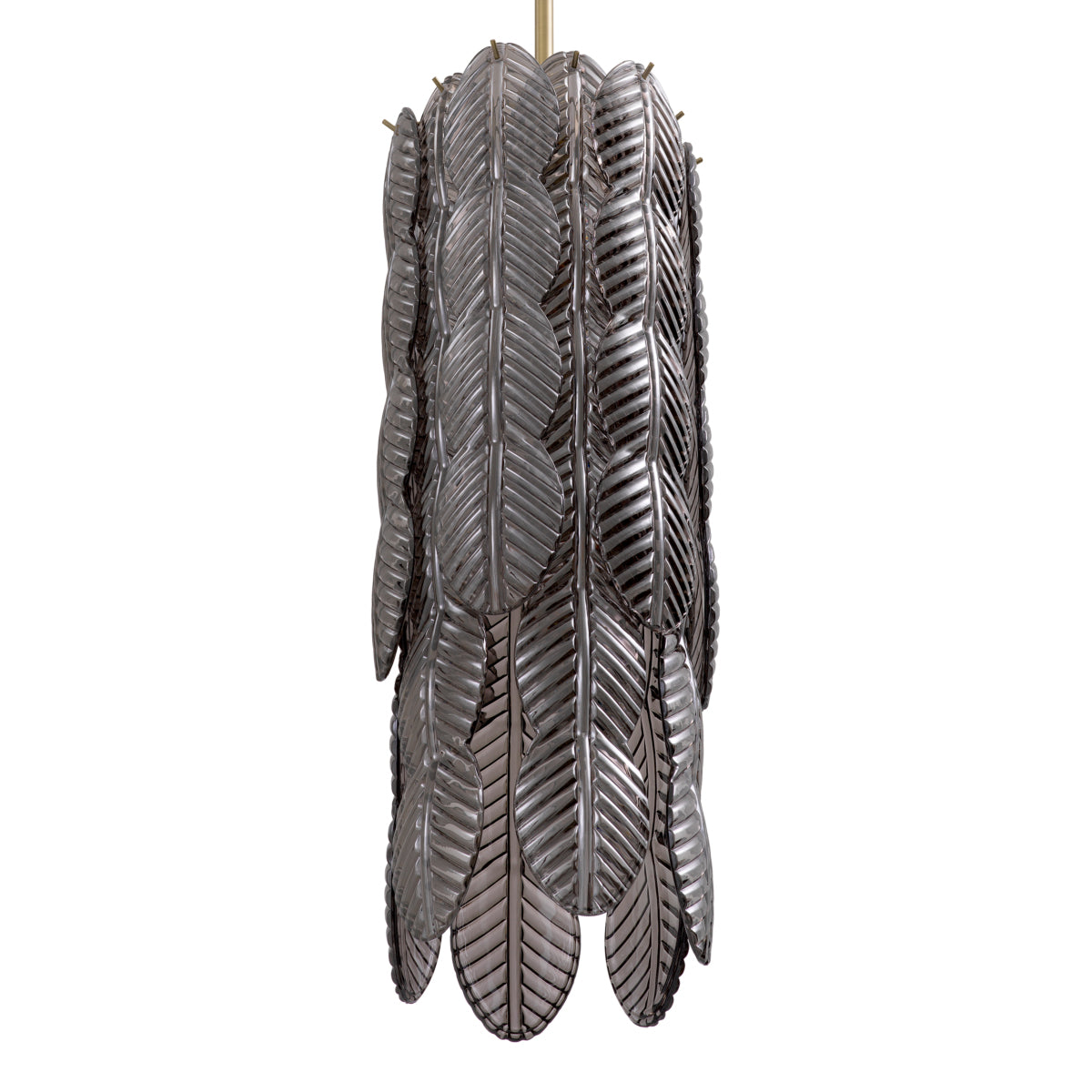 Smoke Glass Palm Chandelier Sahure | Eichholtzmh.com
